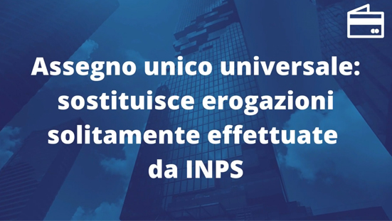 copertina video assegno unico universale